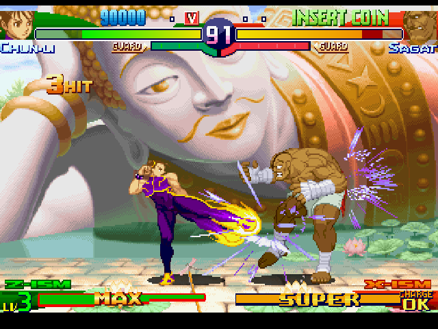 gba《少年街霸zero3 hack》日版